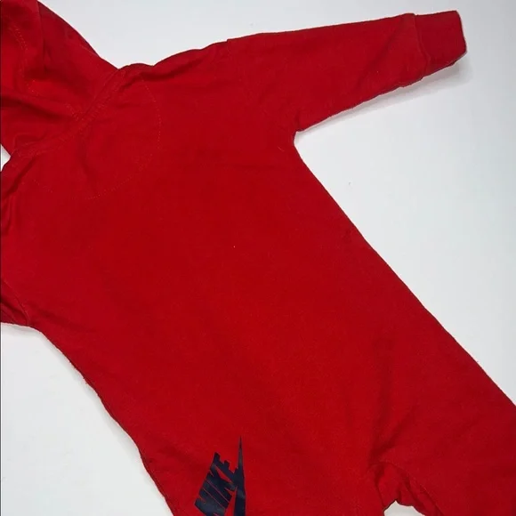 Nike Red and Black Kids Footie One Piece - Picture 5 of 5